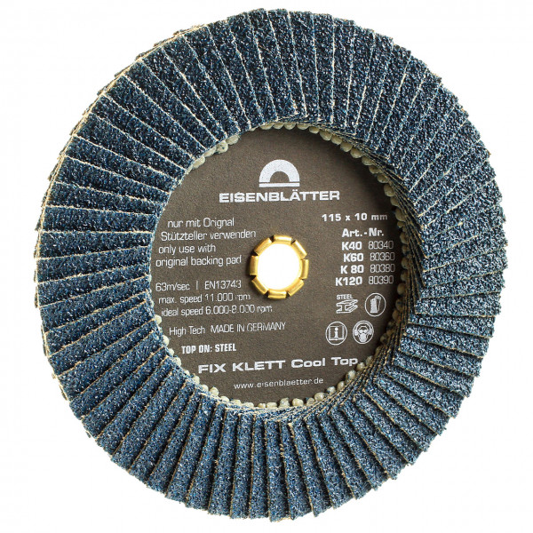 FIX KLETT Cool Top Fächerschleifscheibe