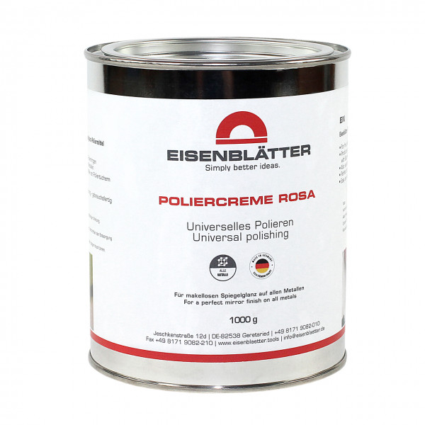 Poliercreme rosa in 1 kg Dose